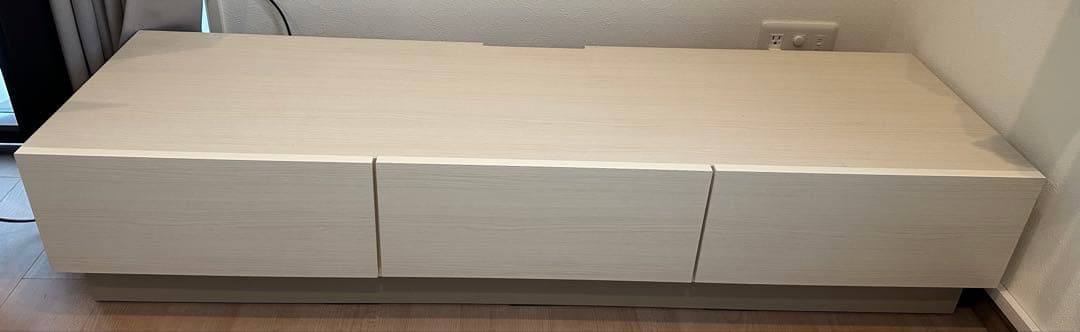 【美品】lowya 日本製 150cm テレビ台 ホワイト