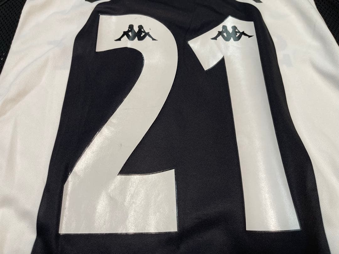 97-98 ユベントス ホームユニフォーム 21 ジダン XL