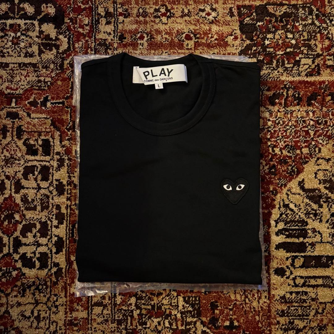 PLAY COMME DES GARÇONS ロンT L ブラック 新品未使用