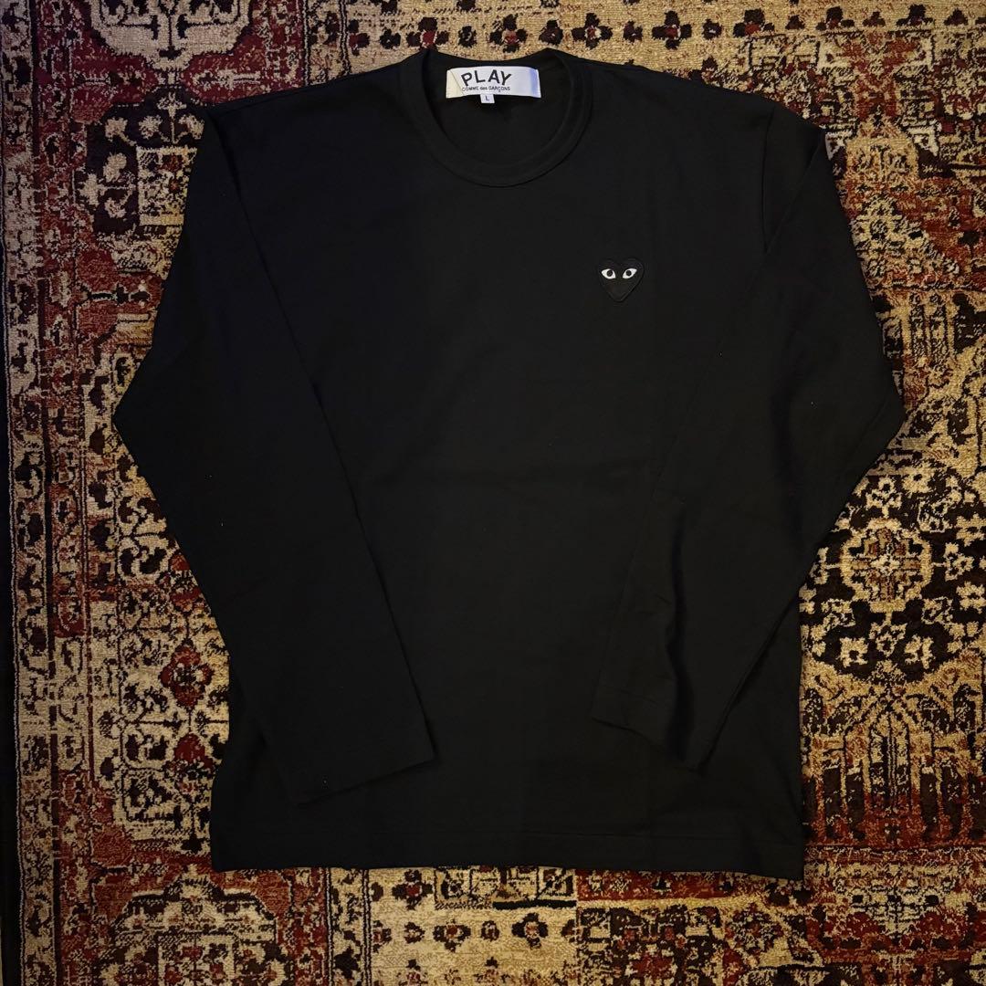 PLAY COMME DES GARÇONS ロンT L ブラック 新品未使用