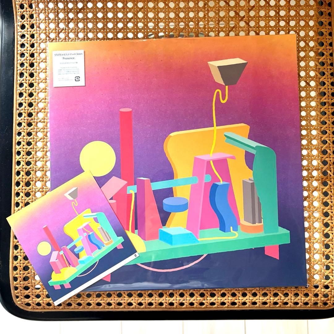 美品 レコード Presence STUTS & 松たか子 with 3exes