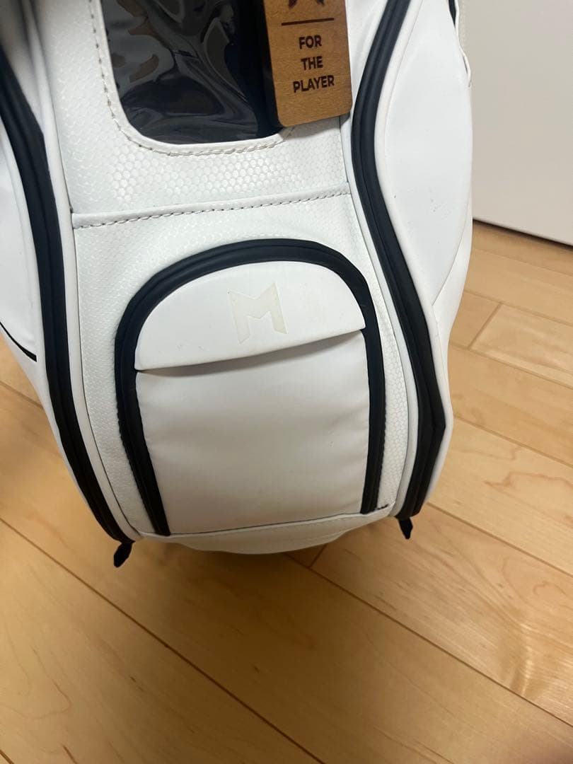 MNMLゴルフ キャディバッグ スタンドバッグ ホワイト