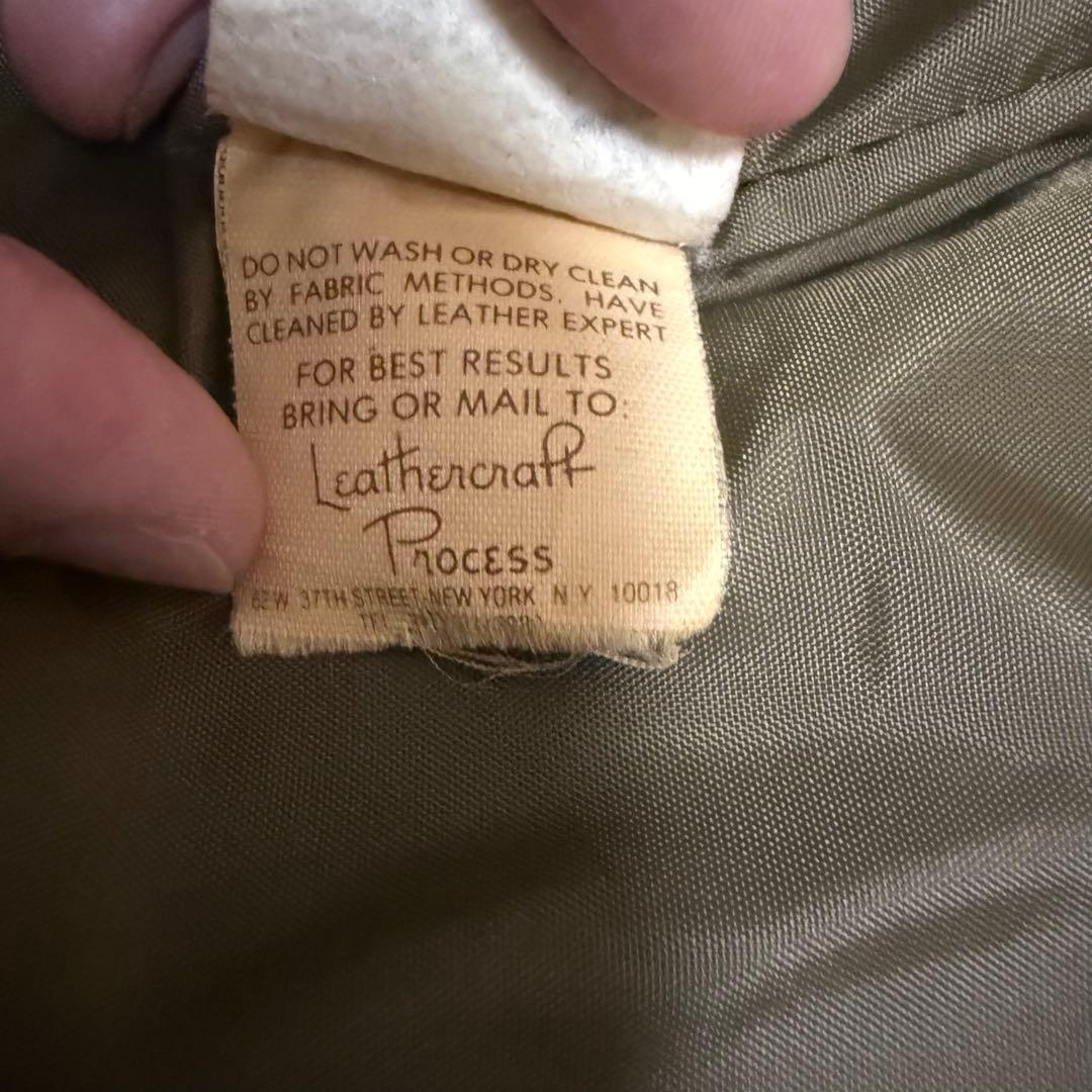 80年代　シアーズ　シングルライダースジャケット　42