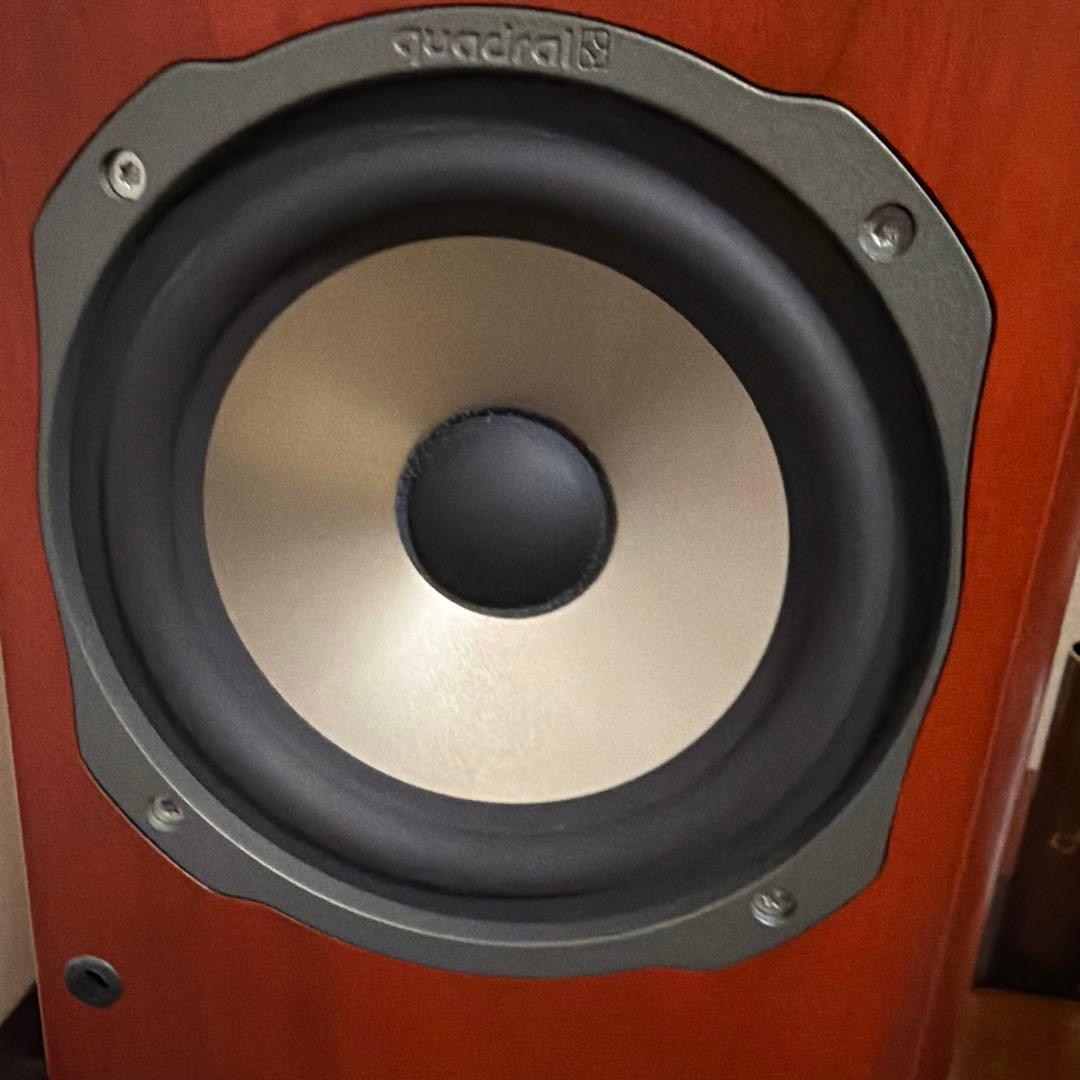 マッキー様希少品✨クアドラルロンドチェリー色　スピーカースタンドとスペーサー付き