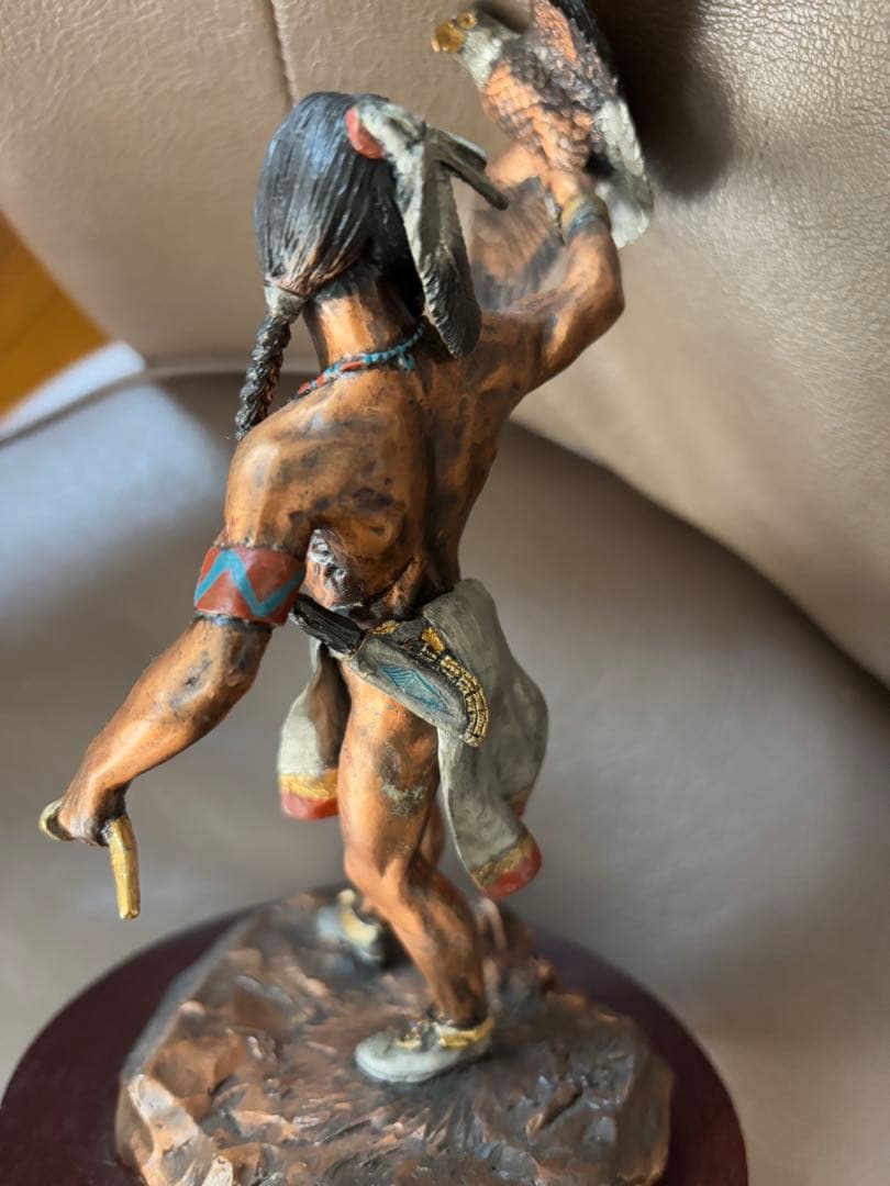 REGENDS USA製 1991年インディアンと鷹　銅合金 限定品ヴィンテージ