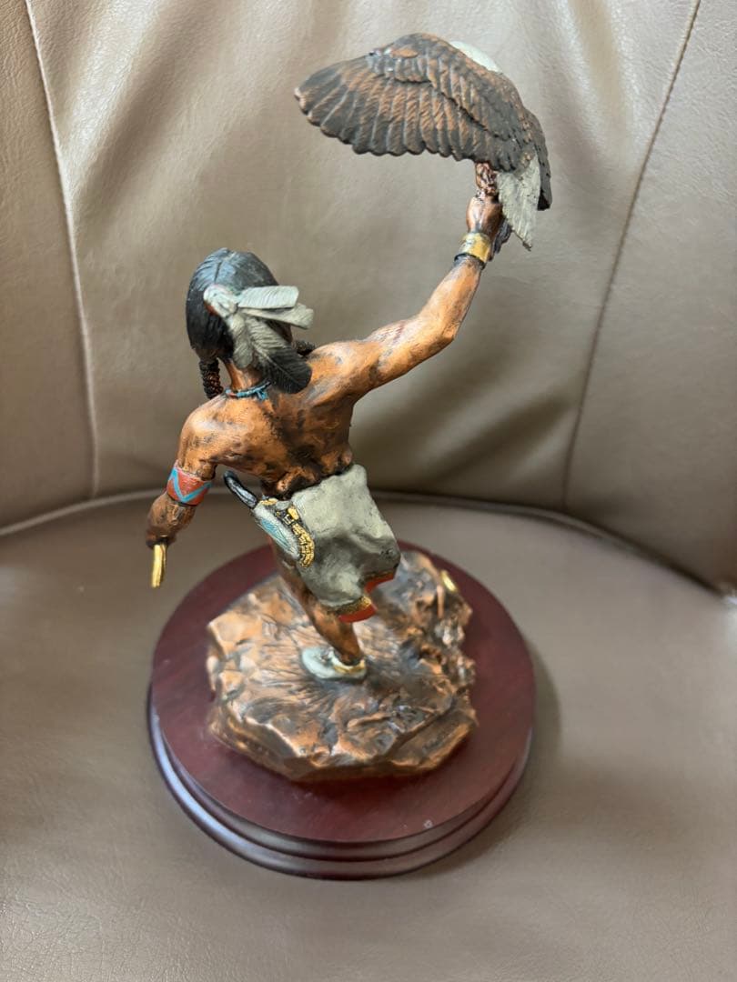 REGENDS USA製 1991年インディアンと鷹　銅合金 限定品ヴィンテージ
