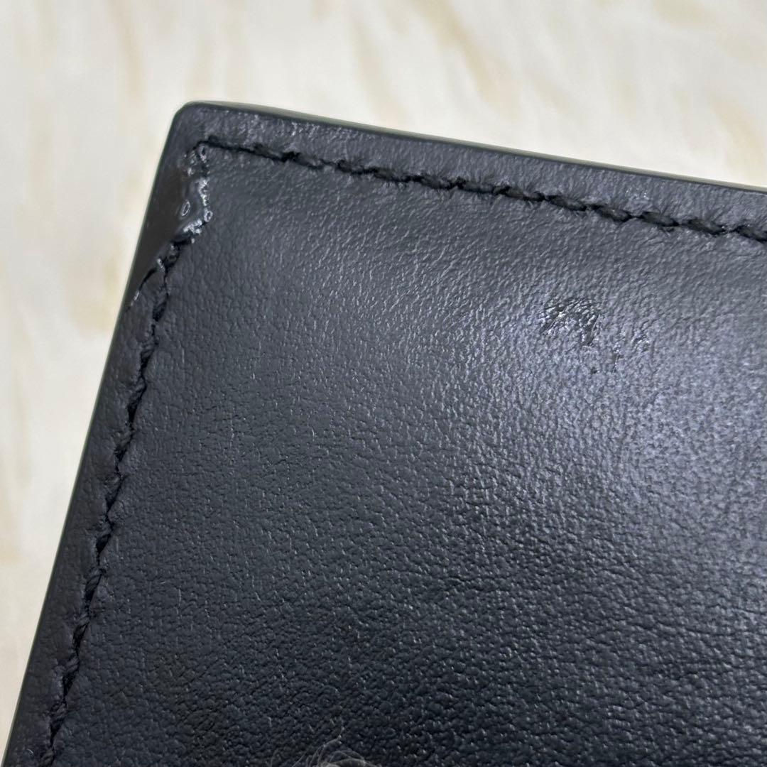 美品✨GUCCI GG マトラッセ 二つ折り財布 黒 キルティング