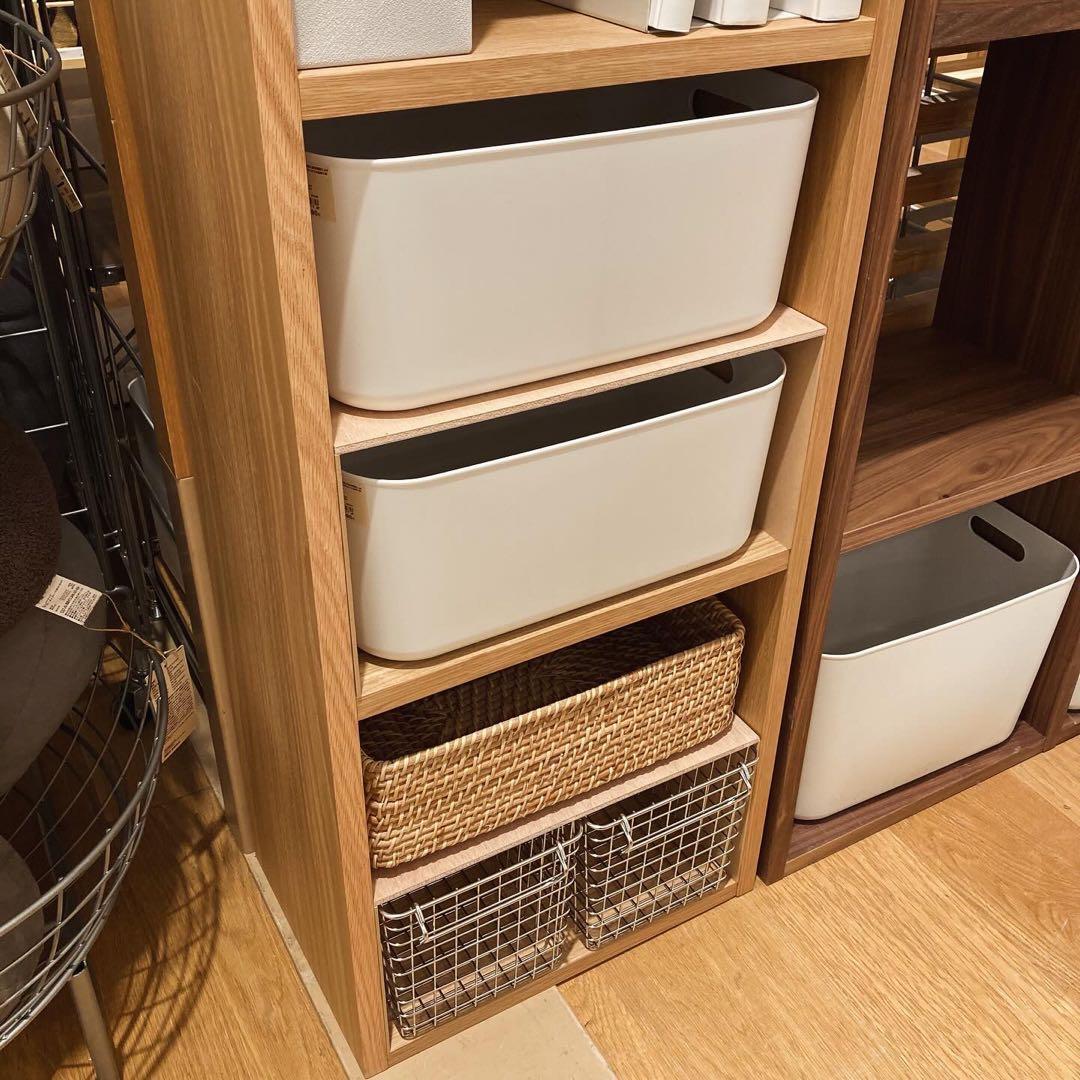 コの字棚　８セット （高さ半分のサイズ） 無印良品スタッキングシェルフ用自作品