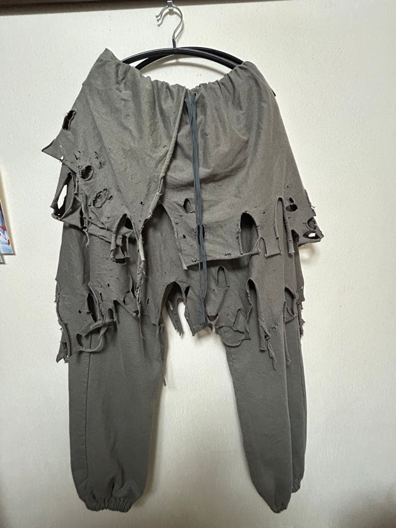 パンツ doublet 25AW PHANTOM FRAYED SWEATPANTS