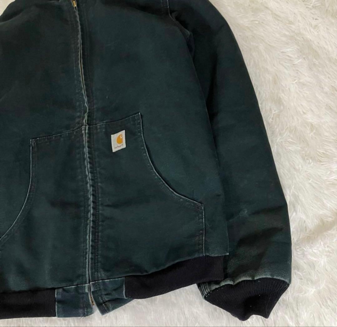 Carhartt アクティブジャケット ブラック 短丈 古着 デトロイト