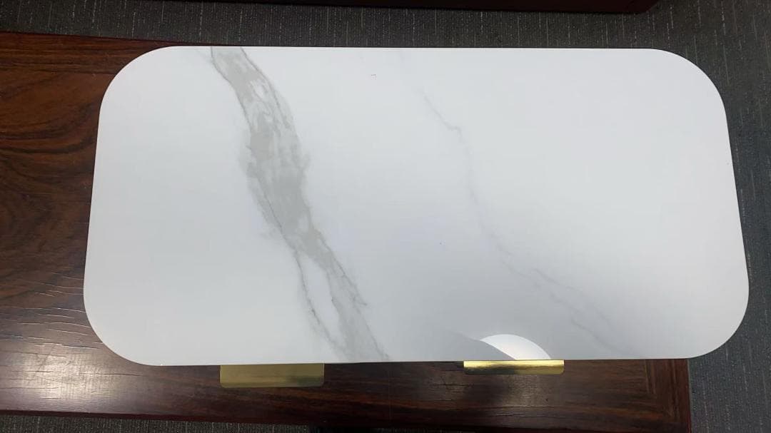 ホワイトドレッサー鏡台 LEDミラー付き訳あり品写真をご確認J212-80-01