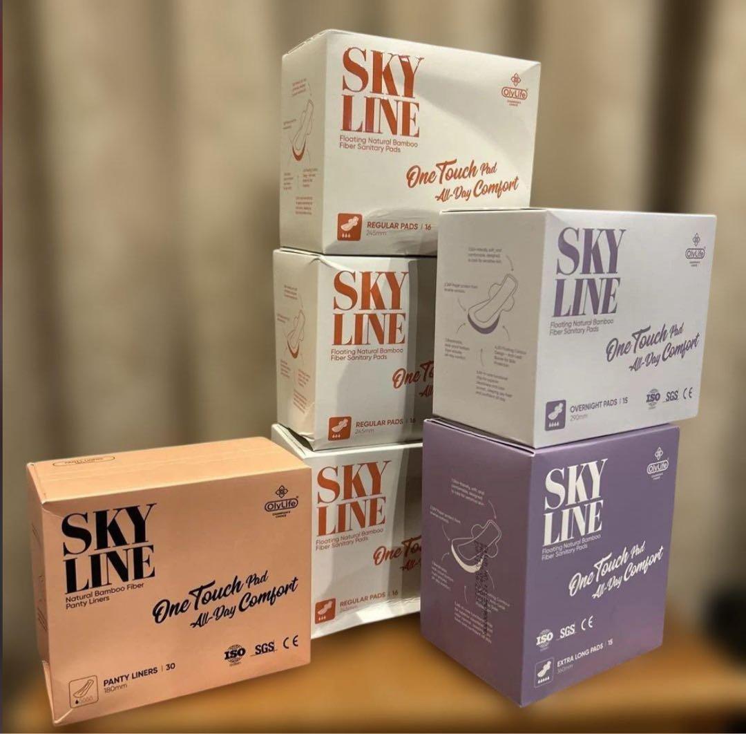 2箱‼️SKYLINEライフケアシート生理用ナプキンセットolylife