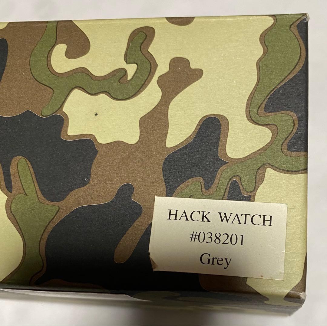 old Stussy HACK WATCHグレー ステューシー　腕時計ミリタリー