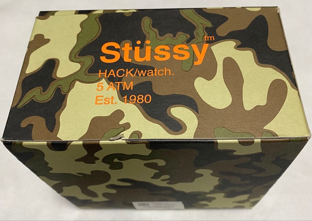 old Stussy HACK WATCHグレー ステューシー　腕時計ミリタリー