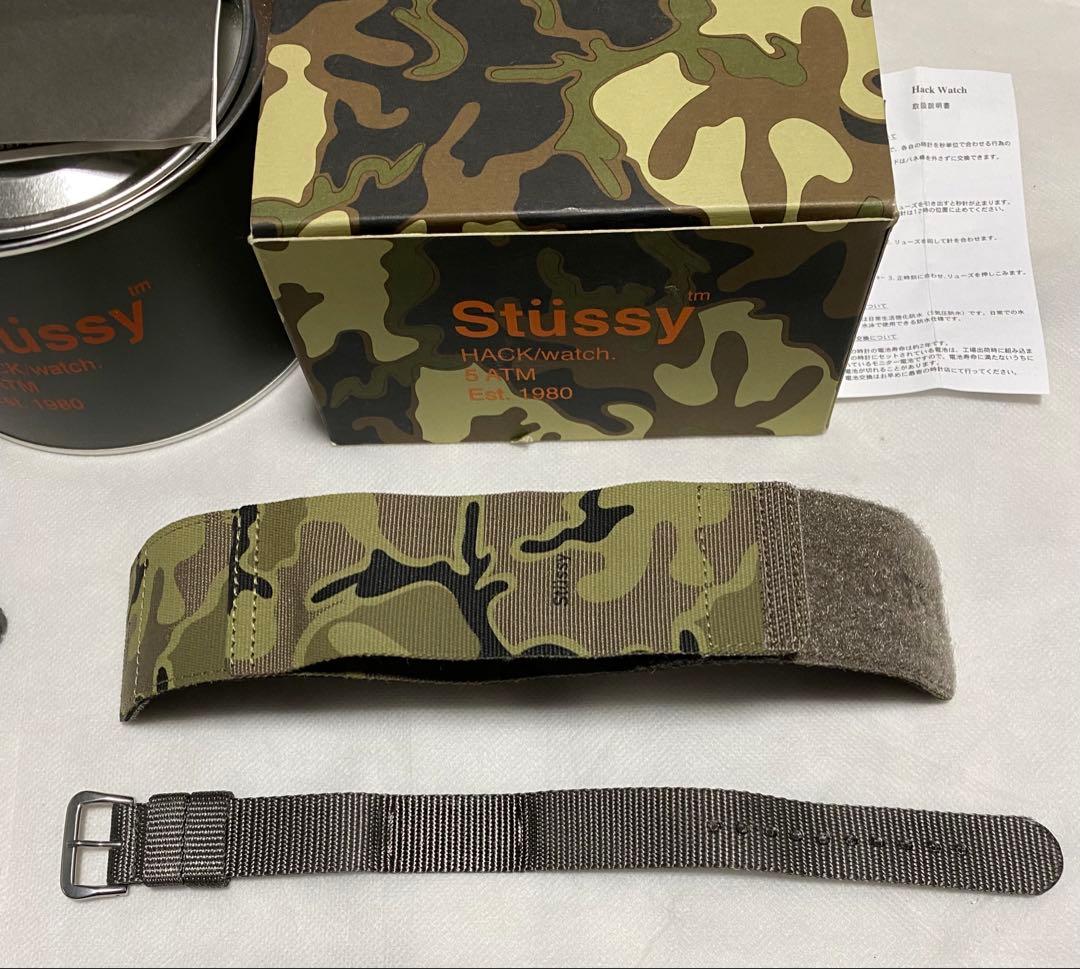 old Stussy HACK WATCHグレー ステューシー　腕時計ミリタリー
