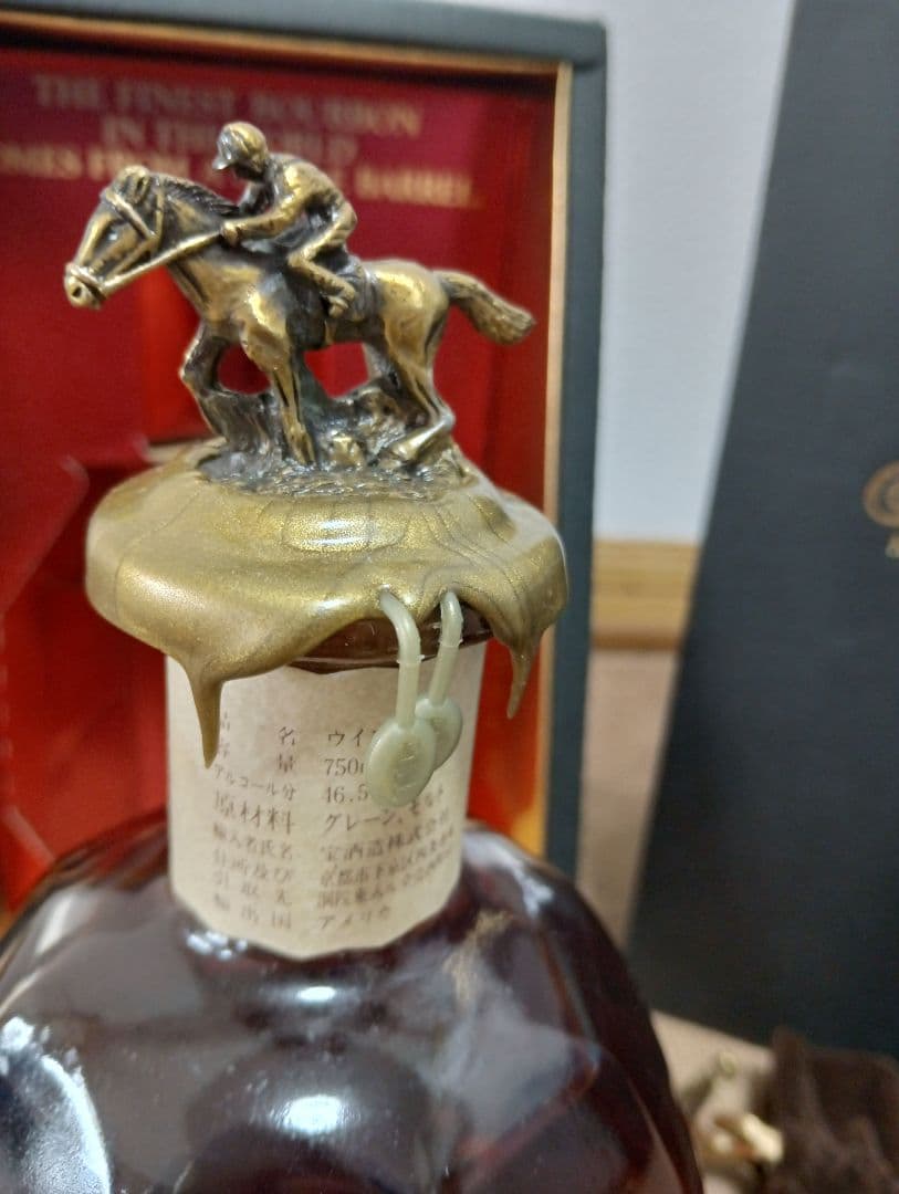 ブラントン シングルバレル 1990年 巾着袋箱付 Blanton's 未開栓
