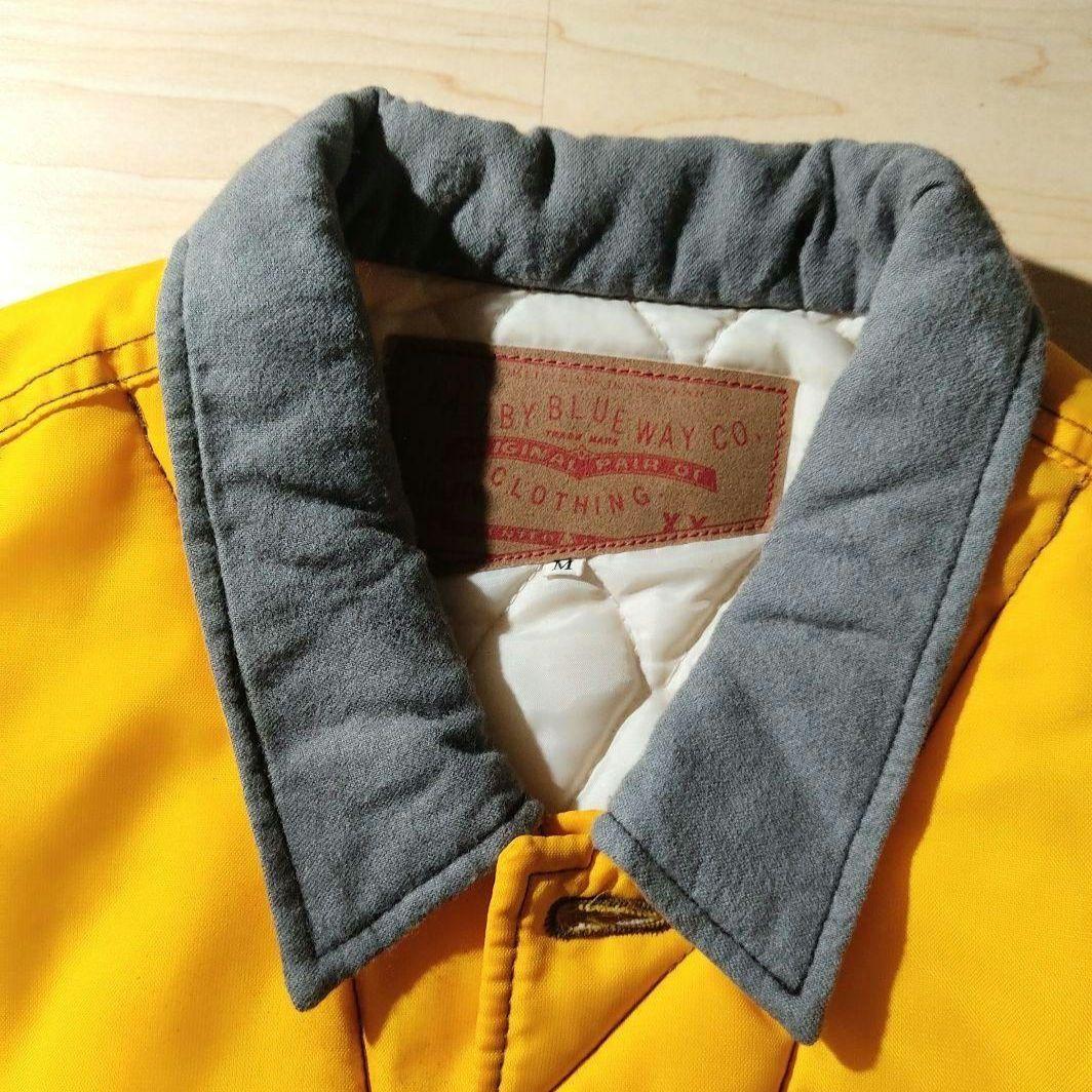 【希少レア】00s ナイロン トラッカージャケット キルティング 黄色