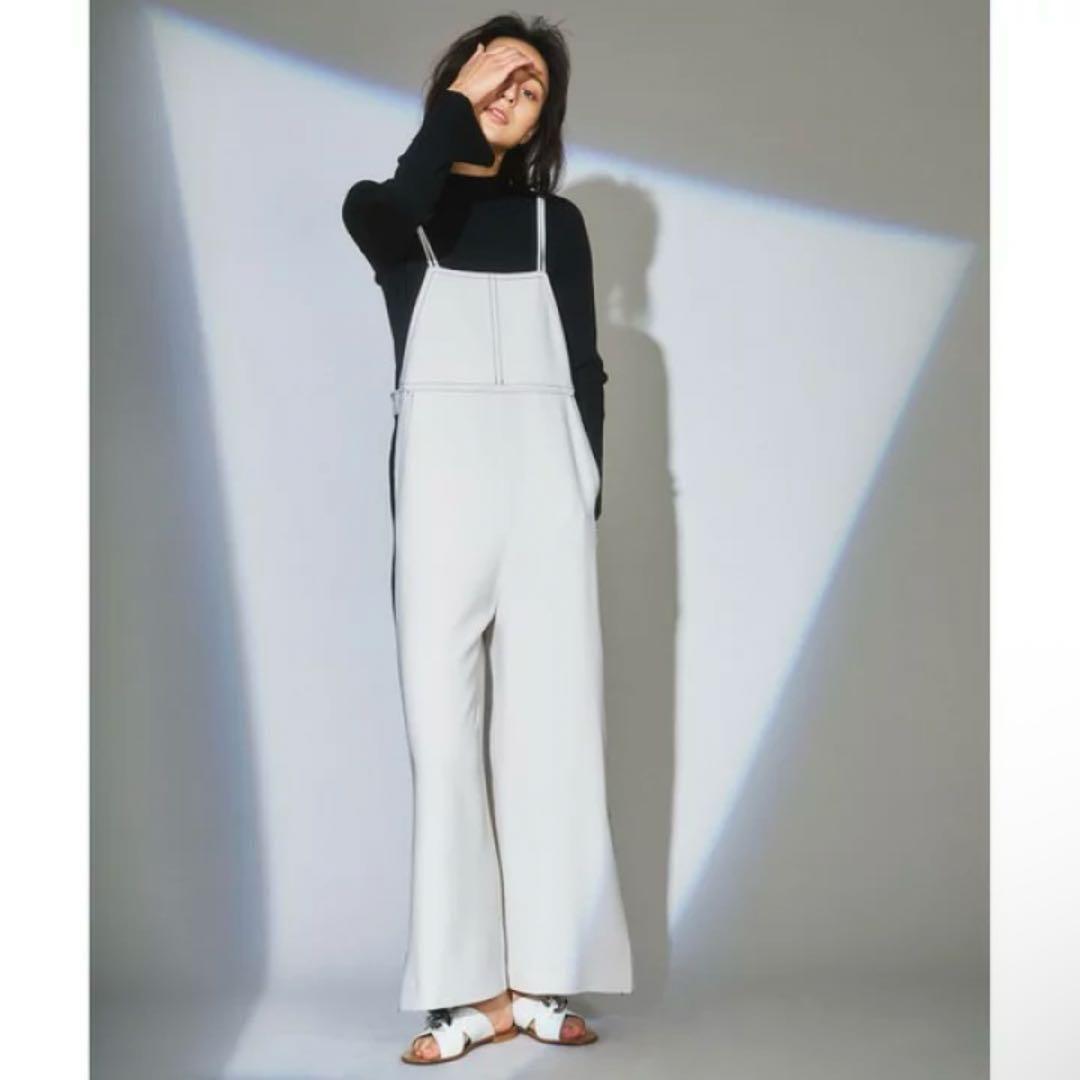 ももGRACE CONTINENTAL大人配色サロペット ワイドシルエット