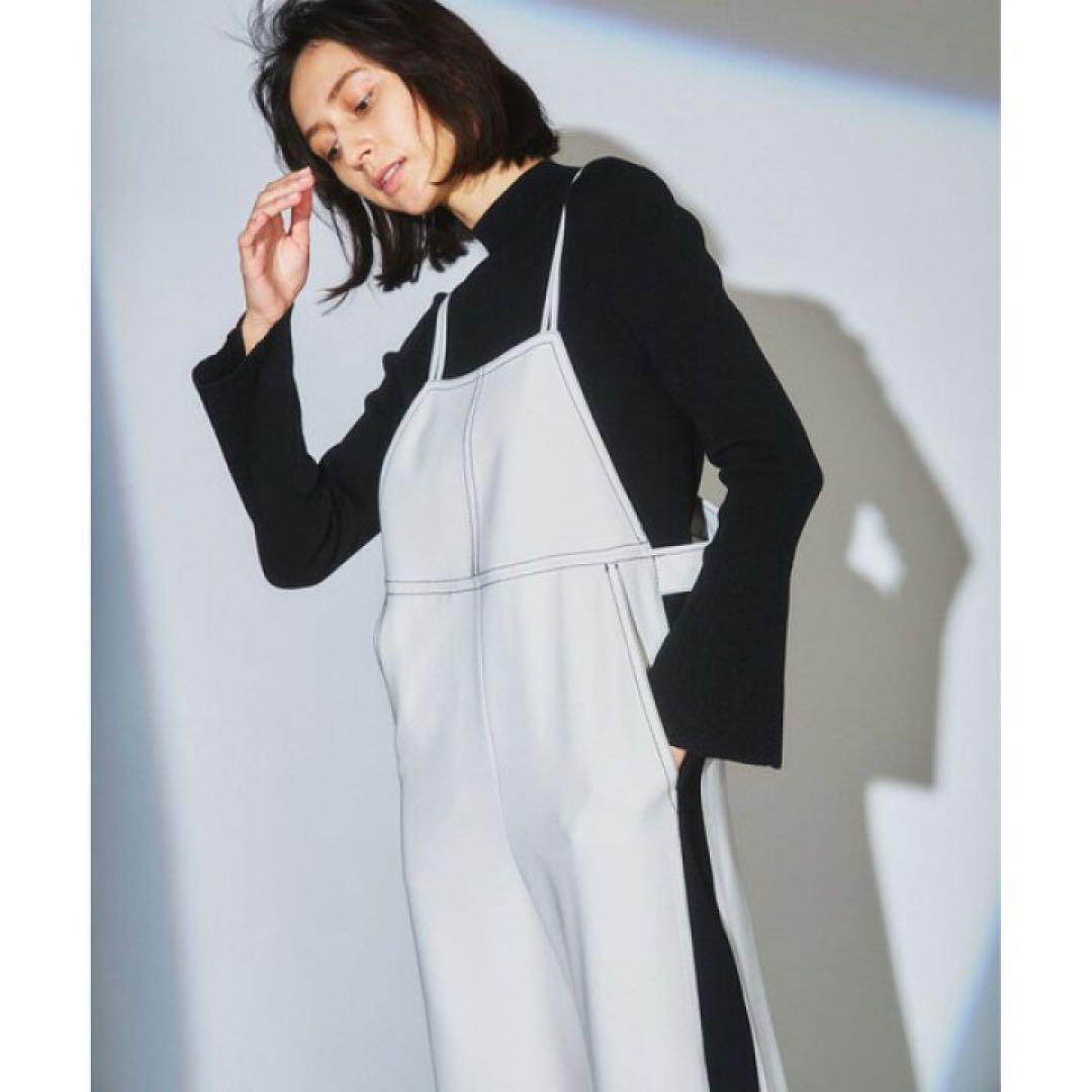 ももGRACE CONTINENTAL大人配色サロペット ワイドシルエット