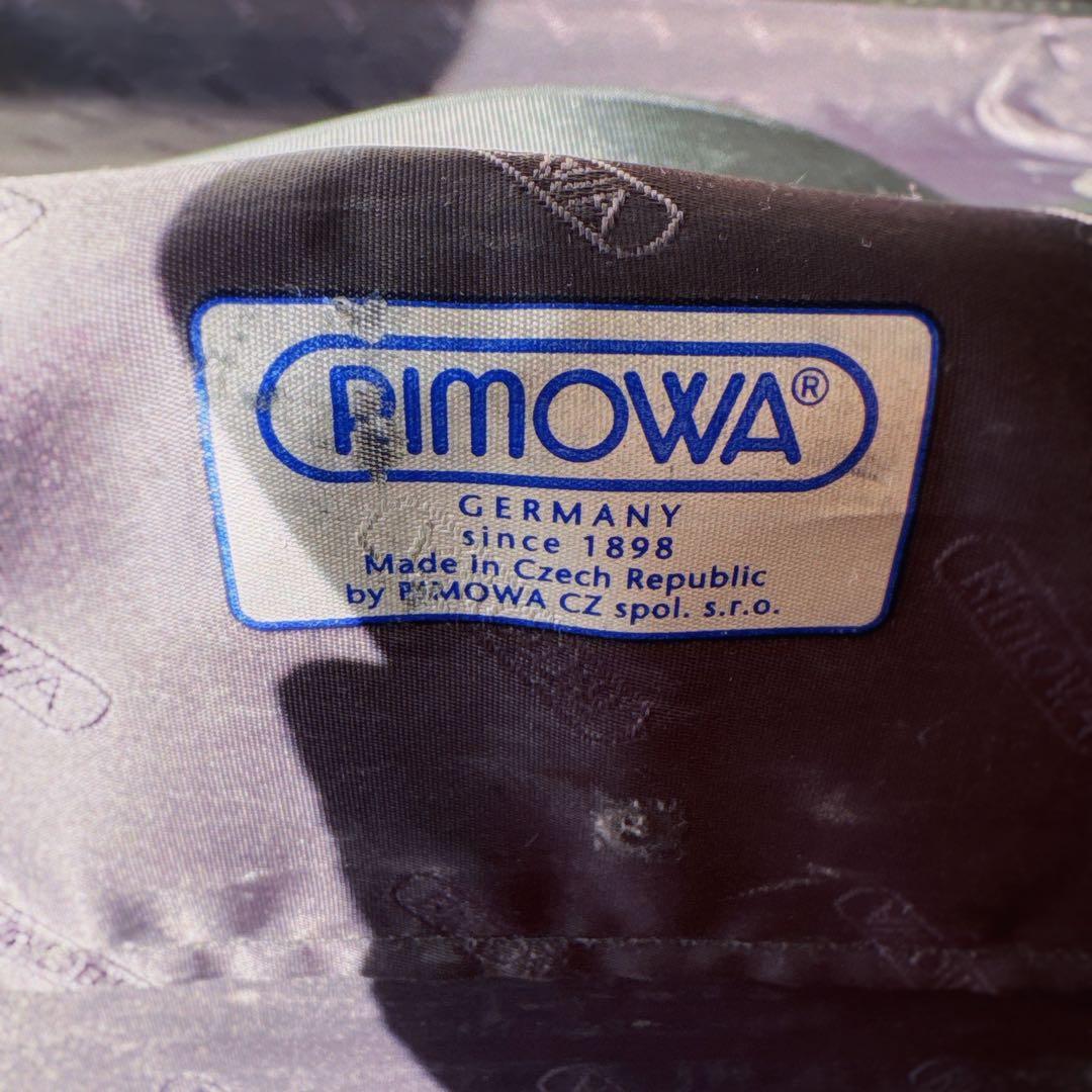 RIMOWA SALSA リモワサル2輪 キャリーケース ヒビ補修済