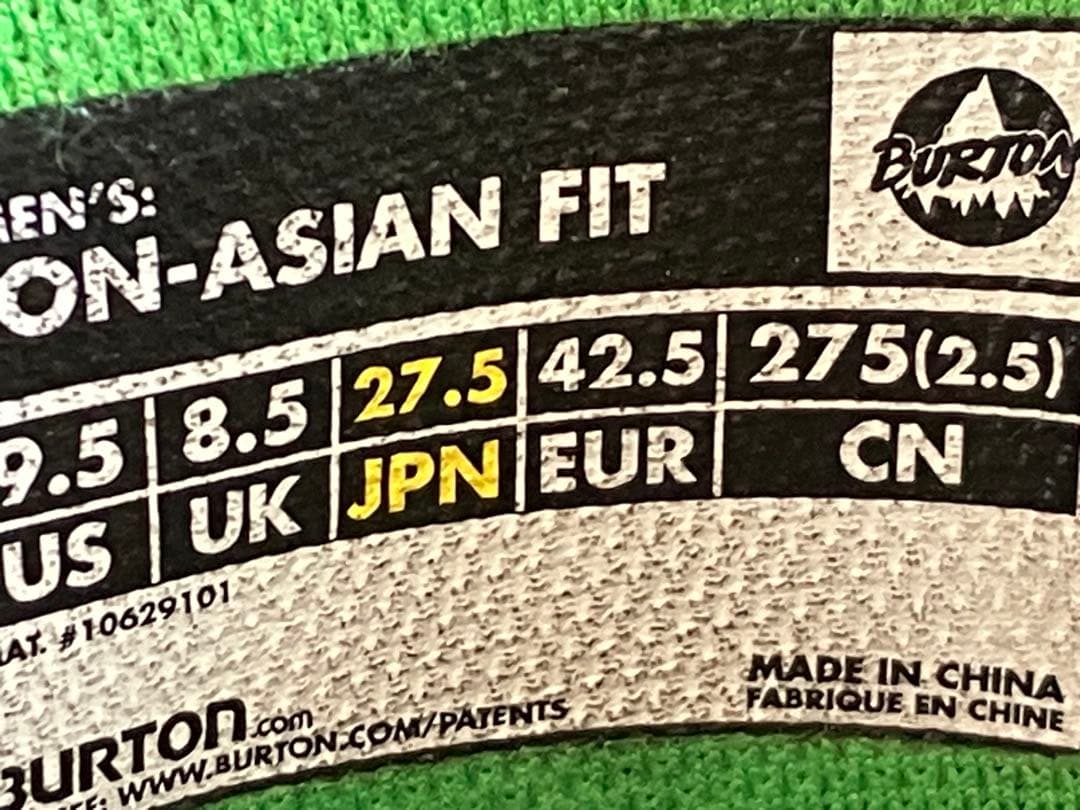 ◆BURTON◆ION◆Boots◆Asian Fit◆27.5◆US9.5◆