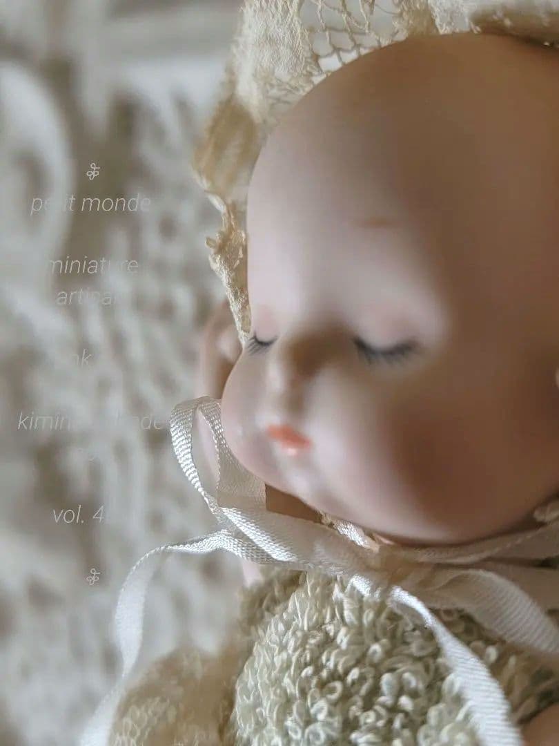 フランスアンティーク　ビスクドール　ミニョネットbebe　ベベドール　ねんね