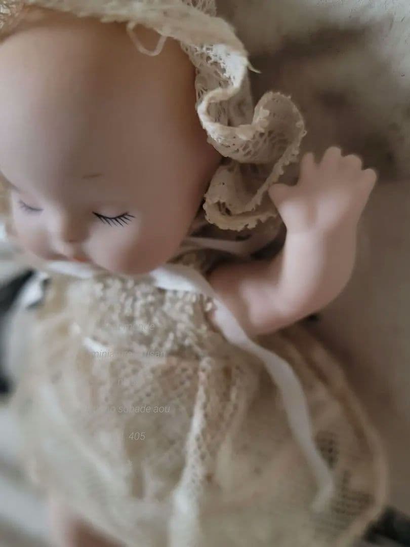 フランスアンティーク　ビスクドール　ミニョネットbebe　ベベドール　ねんね