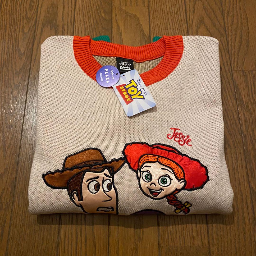 TOY STORY トイ・ストーリー プルオーバー ニット バニラホワイト M
