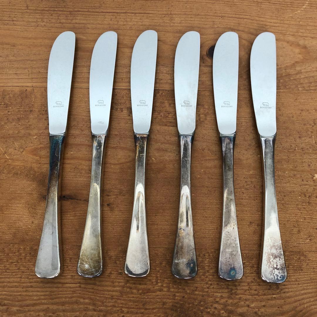 berndorf ナイフ　6本セット　ベルンドルフ　シルバープレート　ビンテージ