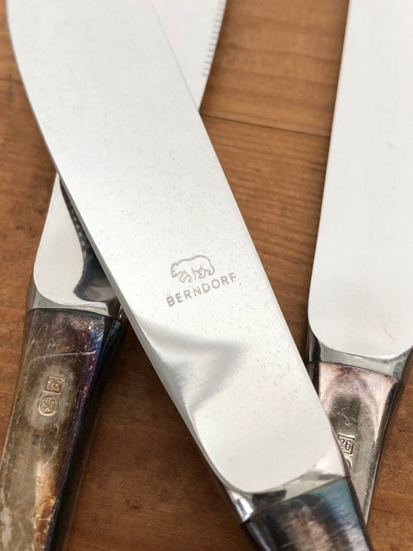 berndorf ナイフ　6本セット　ベルンドルフ　シルバープレート　ビンテージ