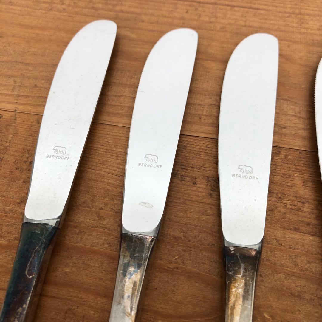 berndorf ナイフ　6本セット　ベルンドルフ　シルバープレート　ビンテージ