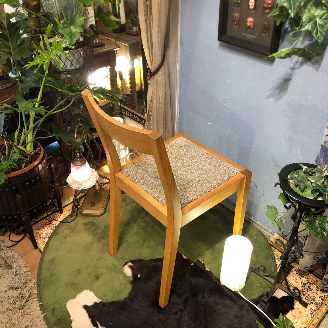 2脚セット　無印良品　オーク無垢材　カスタムチェア