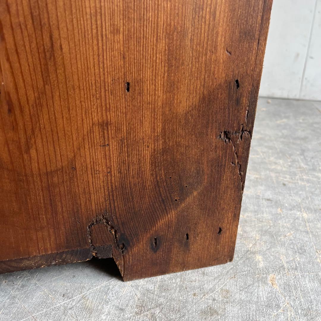 アンティーク ガラス 戸棚 キャビネット 飾り棚 昭和レトロ 無垢材 z499