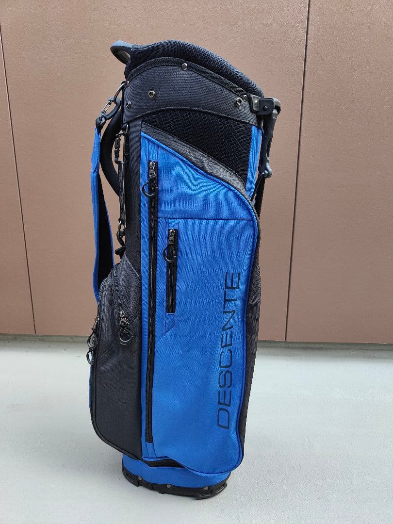 DESCENTE キャディバッグ 青黒