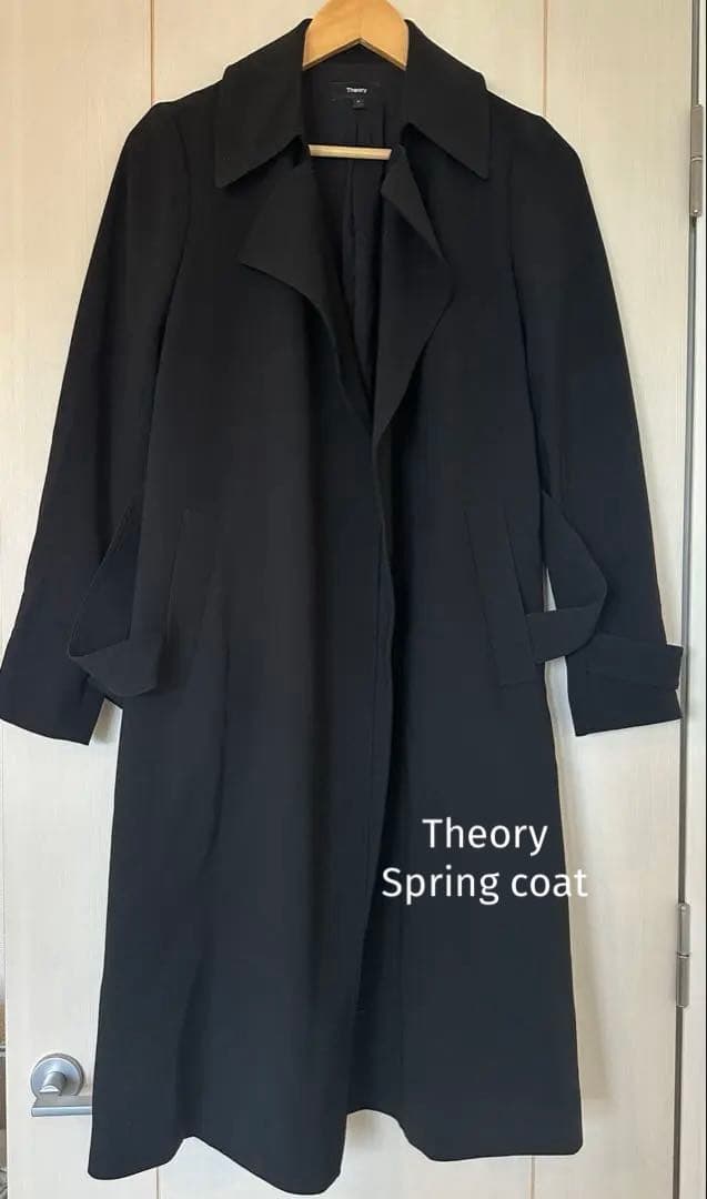 Theory ブラック トレンチコート