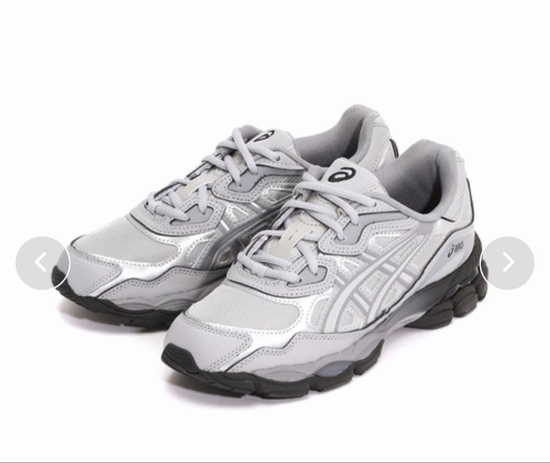 靴 asics GEL-NYC MIDGREY/SHEET ROCK 24cm