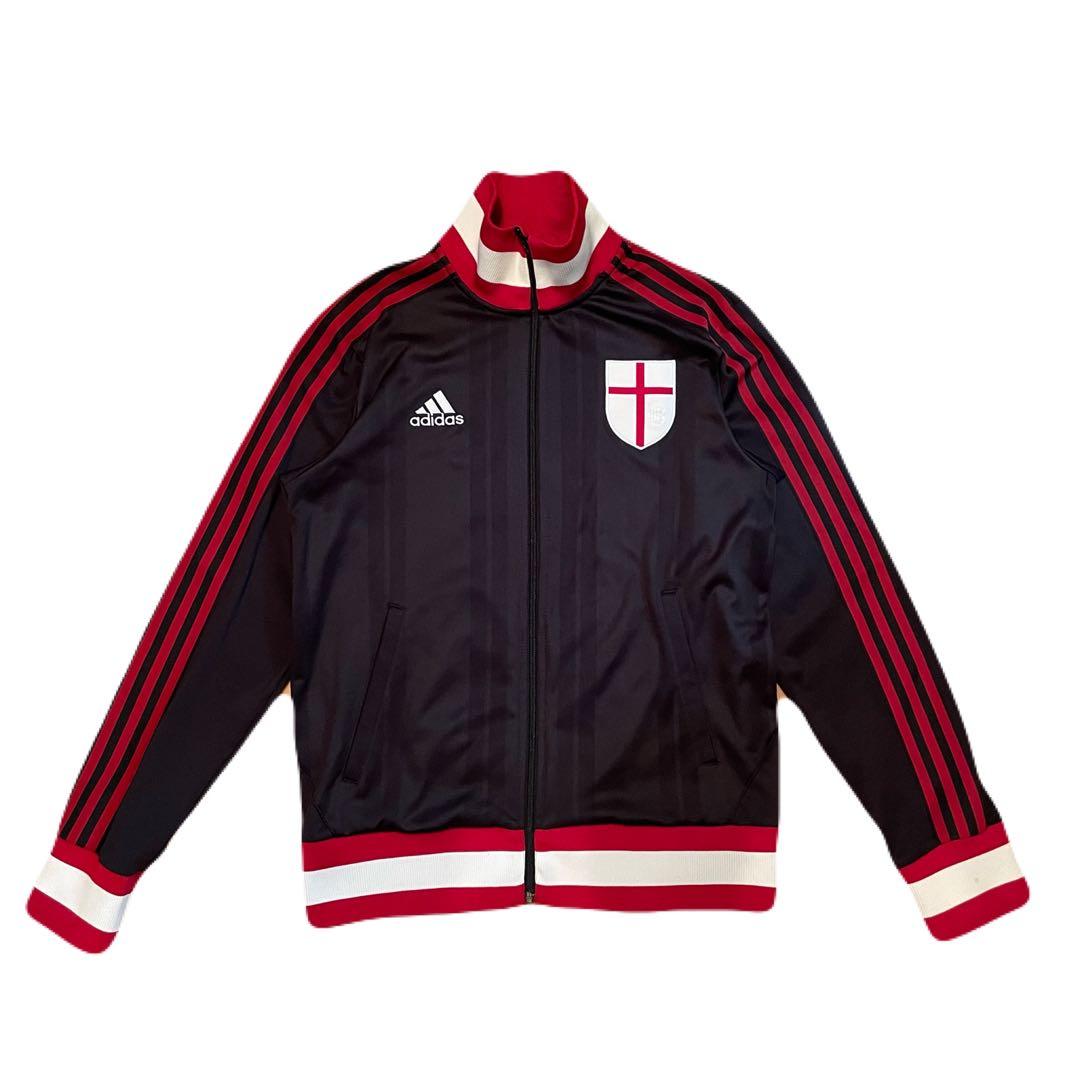 レア　ACミラン　AC ミラン　アディダス　トラックジャケット　トリコロール　L
