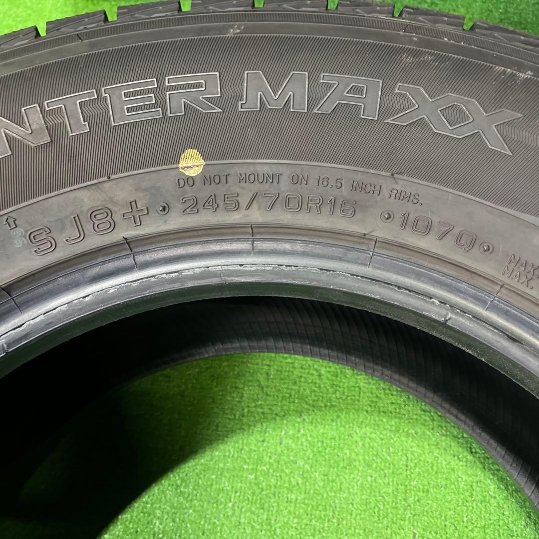 ミッツ① 1本245/70R16 バリ山スタッドレス DUNLOP SJ8