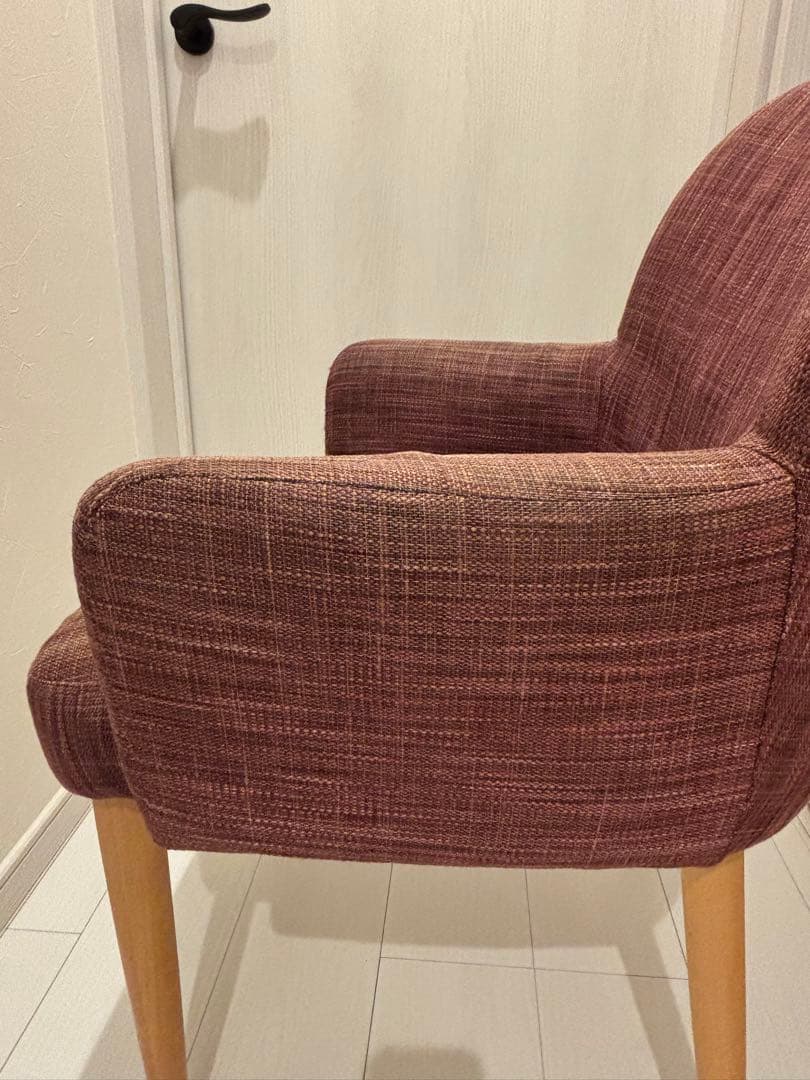 IDEE イデー アームチェア 北欧 椅子 無印良品 紫色