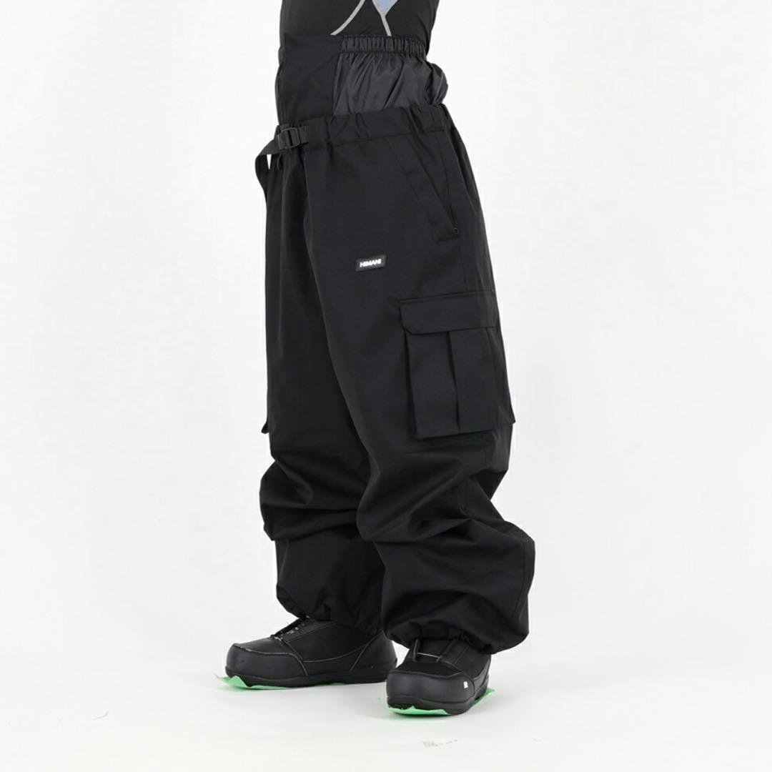 ハイマスマニア HIMASS MANIA カーゴパンツ ブラック Mサイズ