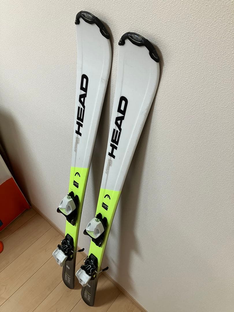 HEAD SUPER SHAPE スキー(147cm)とポール、ケース付き