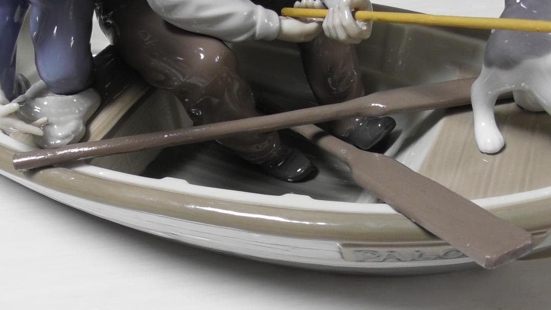 LLADRO　リヤドロ【おじいちゃんと魚釣り】2　リアドロ　インテリア　Ｌ506