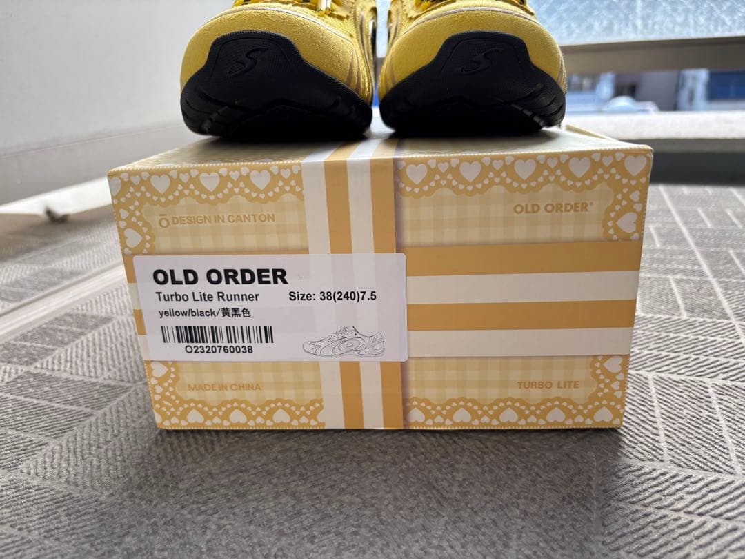【残1】OLDORDER Turbo Lite Runner イエロー 24cm