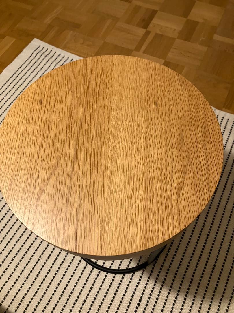 【傷あり】IDEE DIVANCO SIDE TABLE オーク材 植木 莞爾
