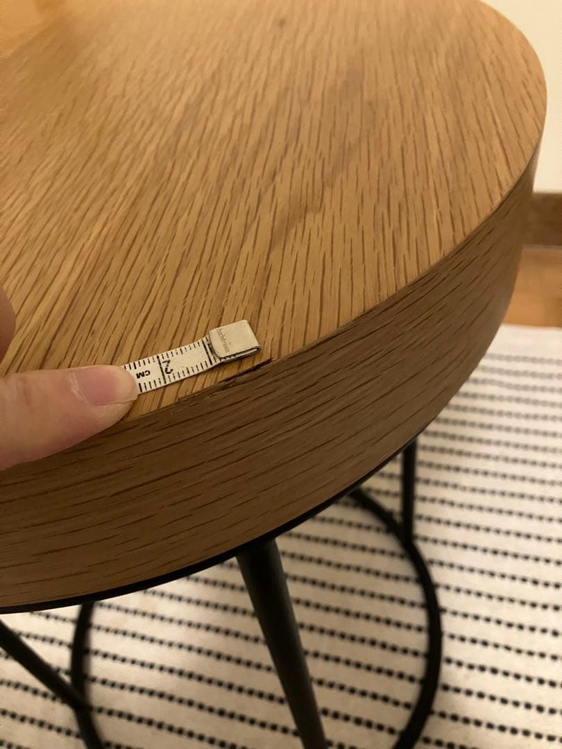 【傷あり】IDEE DIVANCO SIDE TABLE オーク材 植木 莞爾