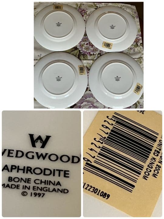 【未使用美品】ウェッジウッド★アフロディーテ★デザート皿　4枚