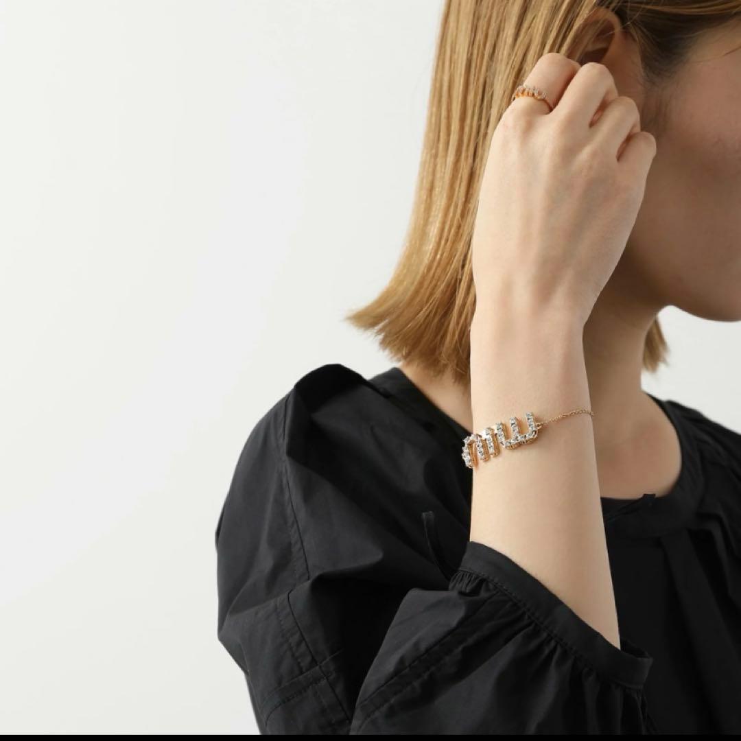miumiu ブレスレット ゴールド
