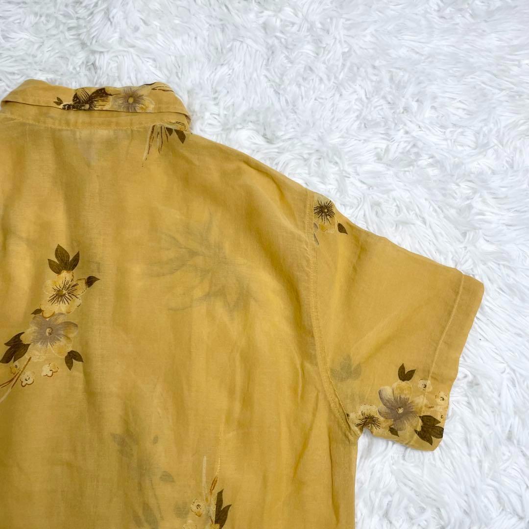 【美品】ドリスヴァンノッテン　半袖シャツ・ブラウス・シアー・ライカ期・02SS