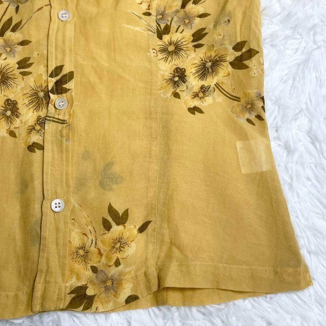 【美品】ドリスヴァンノッテン　半袖シャツ・ブラウス・シアー・ライカ期・02SS