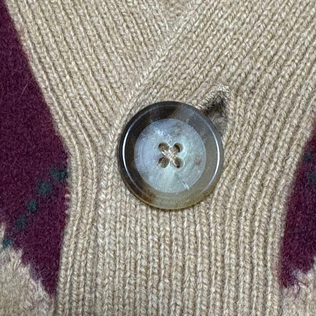 RALPH LAUREN カシミヤ混 アーガイル カーディガン BTSテテ着用